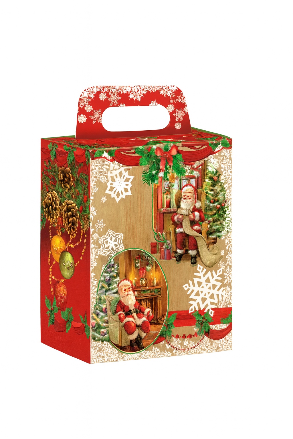 Солодкий набір подарунковий « Новорічна Казка» 800гр Український Подарунок 43 цукерки